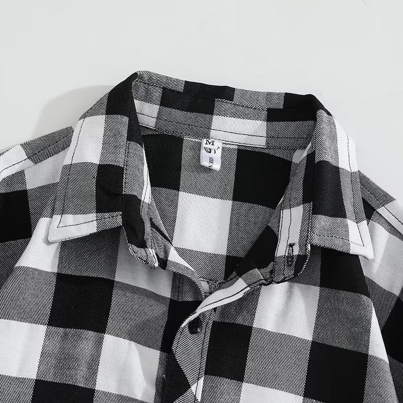 Letter printed plaid shirt men's spring and summer fast hand online celebrity same slim-fit long sleeve shirt thin coat fashion.          M.Esk
