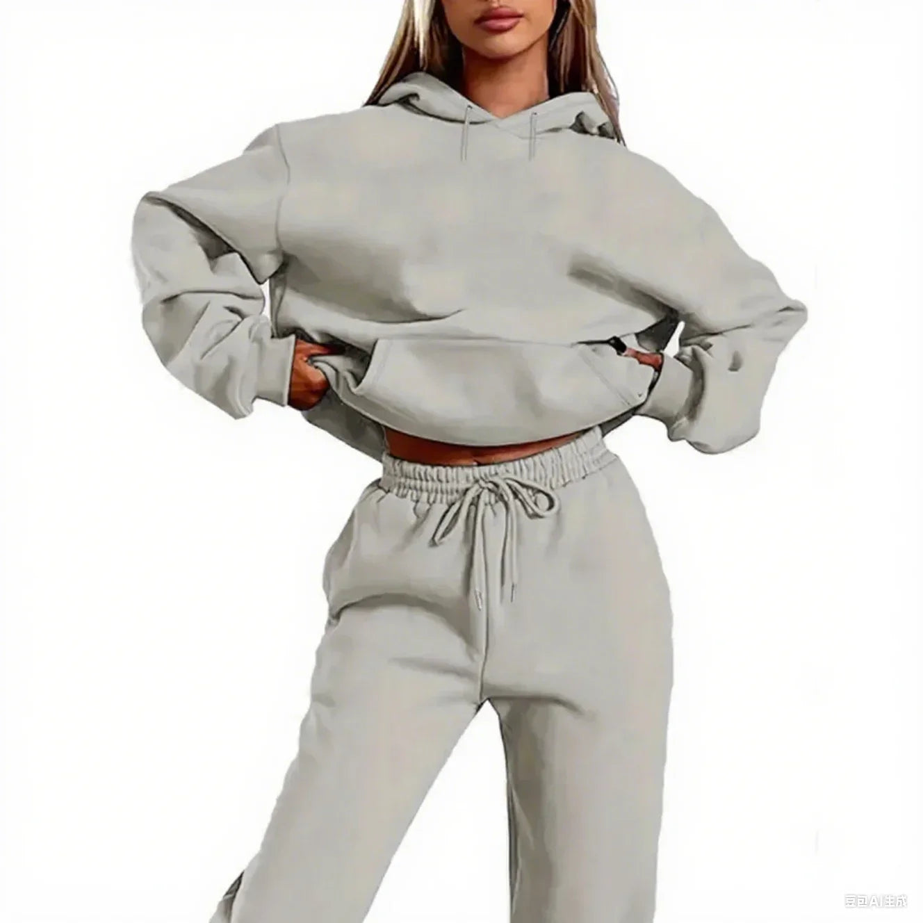 2026Hot Sales Womens Tracksuit Print Sports Hoodies for Women Suit Jogging Sweatshirts+Pants 2 Pcs Sets Casual Woman Pants Sets.                                                              M.Esk