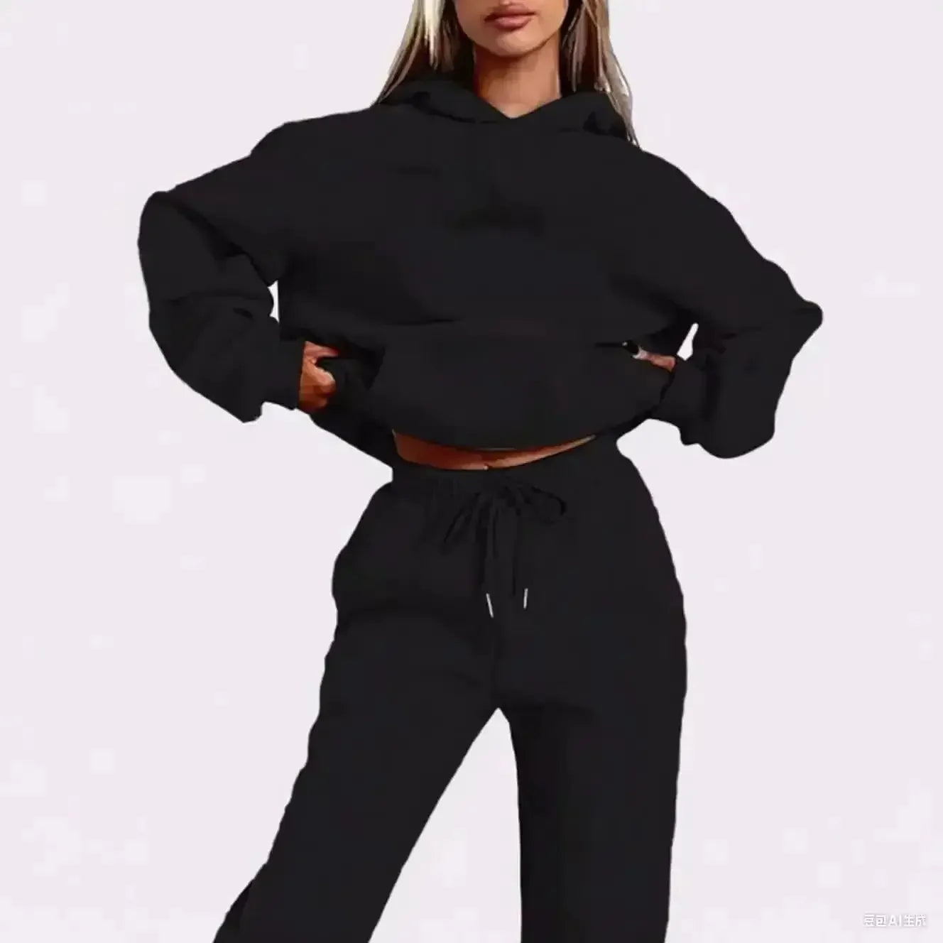 2026Hot Sales Womens Tracksuit Print Sports Hoodies for Women Suit Jogging Sweatshirts+Pants 2 Pcs Sets Casual Woman Pants Sets.                                                              M.Esk